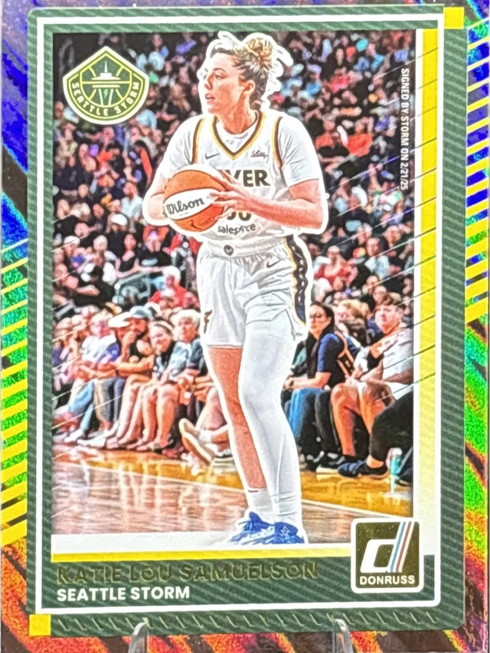 Panini Donruss Seattle Storm Basketball Trading Card - Green Laser Prizm